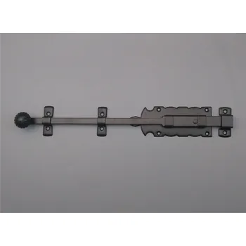 petlice a závora zástrč dveřní černá 410-400mm