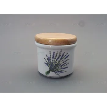 Dóza na potraviny Dóza na potraviny s dřevěným víčkem "A" 0,3l