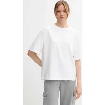 Dámské tričko Tričko United Colors of Benetton dámské, bílá barva, 3903D10AA 00X, vel. S