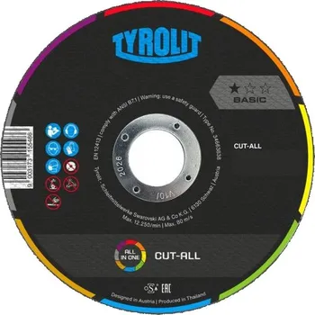Řezný kotouč Kotouč řezný CUT ALL na vše 125x1x22,23 41 C AC60Q-BFB