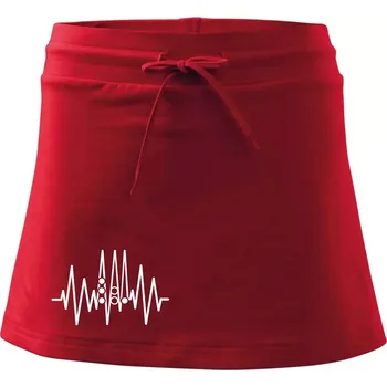 Dámská sukně Backgammon EKG - Sportovní sukně - two in one - XS ( Červená )