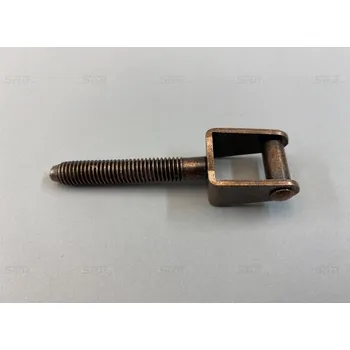 Skoba okenní k zašroubování M8x50 staroměď