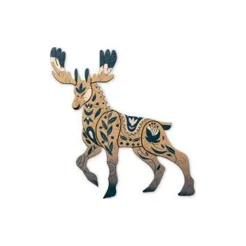 Dřevěné puzzle Scandi Jelen s možností vrácení nebo výměny do 30 dnů zdarma - PU10