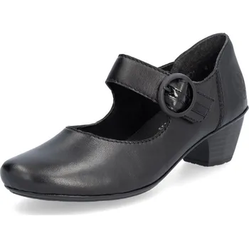 Dámské lodičky DÁMSKÉ LODIČKY RIEKER 41756-00 ČERNÁ Barva: Černá, Velikost: 41