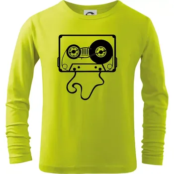 Dětská móda Gramo kazeta - Triko dětské Long Sleeve - 104-110cm / 3-4 roky ( Limetková )