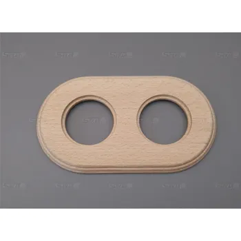 Elektrická zásuvka COLONIAL rámečky DŘEVO 1-3 moduly