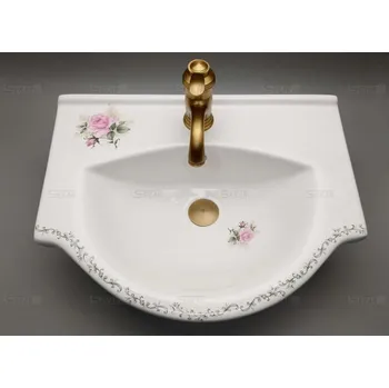 Umyvadlo Malované umyvadlo na skříňku 56x42x14cm