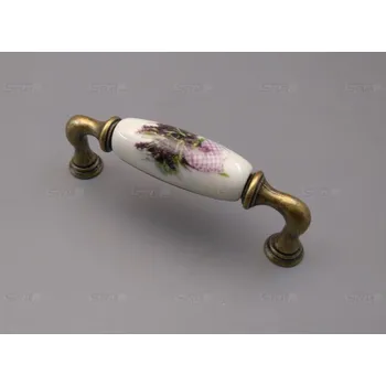 úchytka porcelán 96mm 15136K0965J.09B levandule