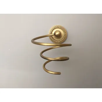 Sada koupelnových doplňků Držák na fén staro mosaz