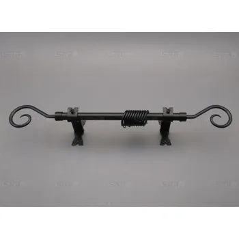 Nábytkové kování Garnýž komplet černá 20mm x 2m +681+630+610x2