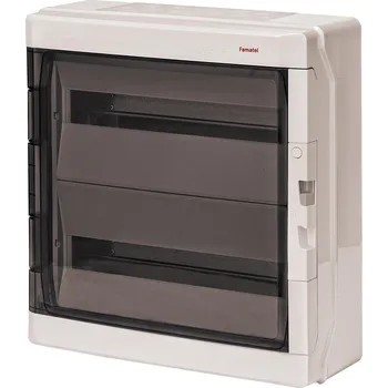 Rozvaděč ACQUA+ rozv.násť.36M průhl.dv.2řady IP65 464x432x160