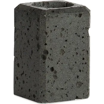 Stojan na zubní kartáčky z černého kamene