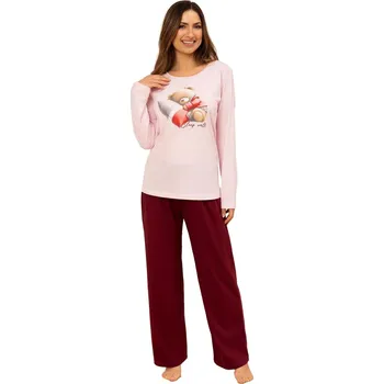 Dámské pyžamo Dámské pyžamo REGINA 728 růžová L 0