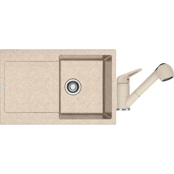 Granitový dřez Set Franke MRG 611 Pískový melír + Franke FC 9547 Pískový melír