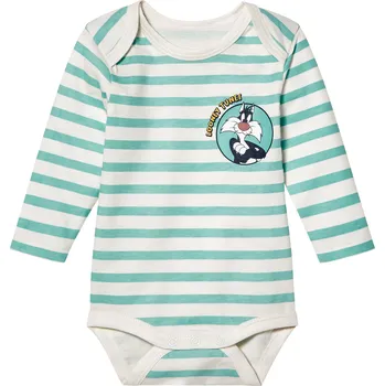 Kojenecký body Chlapecké body s BIO bavlnou (pruhy, 62/68)