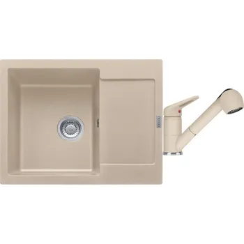 Kuchyňský dřez Set Franke MRG 611-62 Pískový melír + Franke FC 9547 Pískový melír