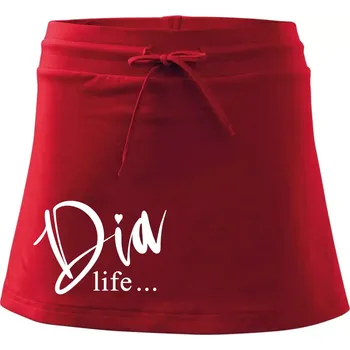 Dámská sukně D I A Life - Sportovní sukně - two in one - M ( Červená )