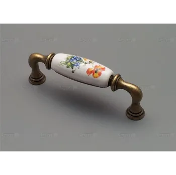 Nábytkové kování úchytka porcelánová 96mm 15136K09663.09
