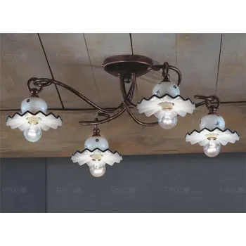 Ferroluce C404-4/C Keramický lustr 4 ramenný