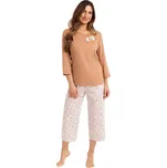 Dámské pyžamo REGINA 711 hnědá L 0