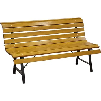 Zahradní lavice Zahradní lavička s širšími latěmi ANITA Dřevo: DUB, Odstín: TEAK