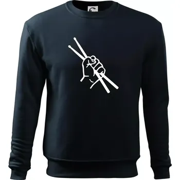 Paličky ruka - Mikina Essential dětská - 158 cm/12 let ( Námořní modrá (velmi tmavá - téměř černá) )