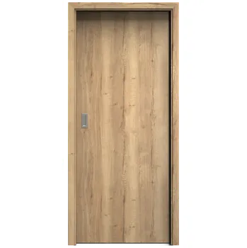 Interiérové dveře SAPELI ELEGANT KOMFORT M10 - CPL LAMINÁT - POSUVNÉ DVEŘE VČ. ZÁRUBNĚ - Dub Halifax Průchozí šířka (cm): 120, Průchozí výška (cm): 210