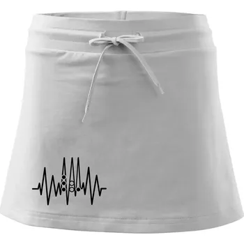 Dámská sukně Backgammon EKG - Sportovní sukně - two in one - S ( Bílá )