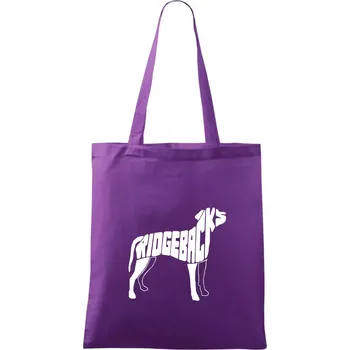 Ridgeback - Taška bavlněná - 42 x 38 cm ( Fialová )