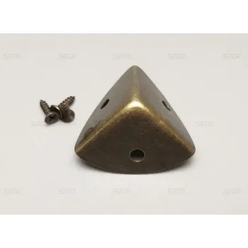 Truhla Roh ozdobný staromosaz 35x35