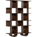 WOOOD Ořechová knihovna Sinne 180 x 130 cm