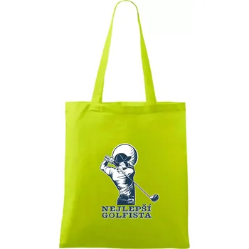 Nejlepší golfista - Taška bavlněná - 42 x 38 cm ( Limetková )