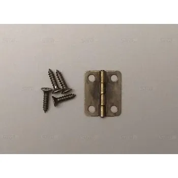 Nábytkové kování Mini pantík 16x13 patina