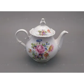 Talíř Porcelánová konvice na čaj 1200ml Ophelia