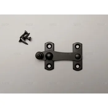 Dveřní západka 75x46mm černá 7234