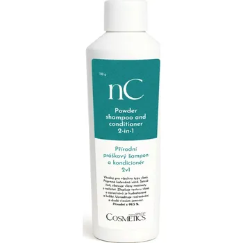 Šampon nanoSPACE Cosmetics Bezvodý přírodní práškový šampon a kondicionér 2v1 na mastné vlasy