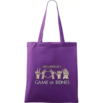 Game of Bones Orthopedics - Taška bavlněná - 42 x 38 cm ( Fialová )