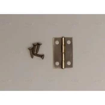 Nábytkové kování Mini pantík 24x16mm patina