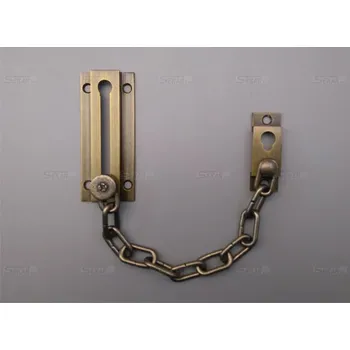 Dveřní řetízek a západka bezpečnostní řetízek na dveře antik