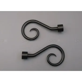 koncovka na tyč 20mm černá 681 2ks