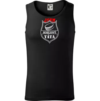 Pánské termoprádlo Hokejový táta - puk - Tílko pánské Core - L ( Černá )