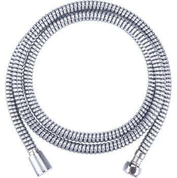 Sprchová hadice FRESHHH hadice sprchová, černo/stříbrná, 180cm, PVC