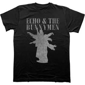 Pánské oblečení Merch Echo & The Bunnymen: Echo & The Bunnymen Unisex T-shirt: Silhouettes (medium) M