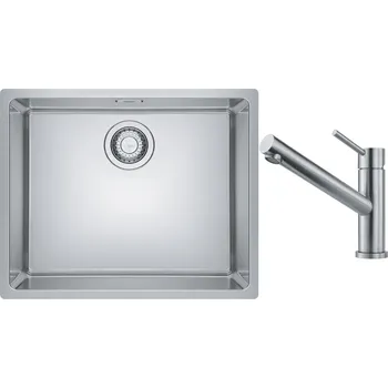 Granitový dřez Set Franke MRX 210/610-50 Nerez + baterie Franke FC 9290 ORBIT Nerez