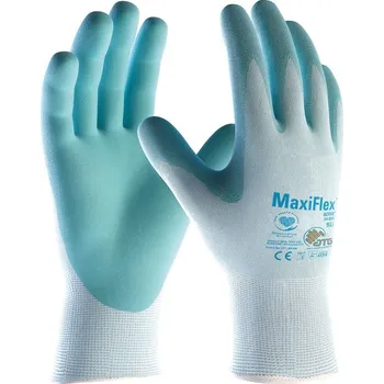 Pracovní rukavice RUKAVICE PRACOVNÍ MaxiFlex Active 34-824 vel. 6/XS polomáčené, nitril doprodejM
