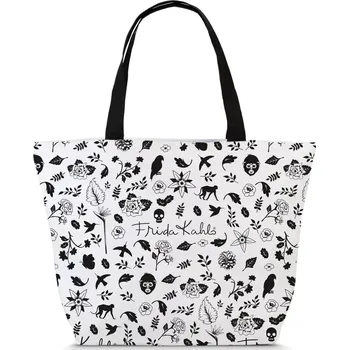 Plážová taška Dámská shopper taška se vzorem - Frida Kahlo 62222-2001 - perfektní na pláž,k vodě, na nákup, stylový doplněk | Cooltovka.cz