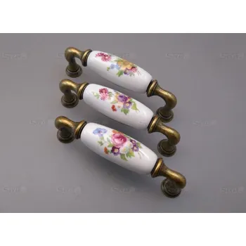 Nábytkové kování úchytka porcelánová 96mm 15136K09674.09