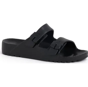 Pánské pantofle Scholl BAHIA MAN černé pánské zdravotní pantofle s Bioprint stélkou