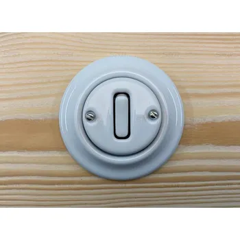 vypínač Spínač kolébkový DECENTO č.7 bílý 3559K-C07345