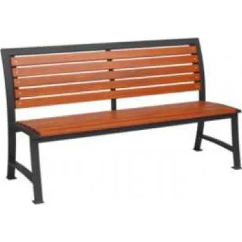 Zahradní lavice Parková lavička DOUBRAVKA Dřevo: DUB, Odstín: MAHAGON